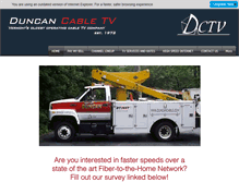 Tablet Screenshot of duncancable.com